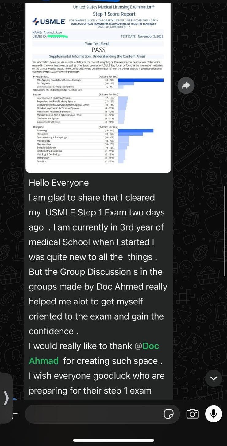 Step Up USMLE student testimonial 2
