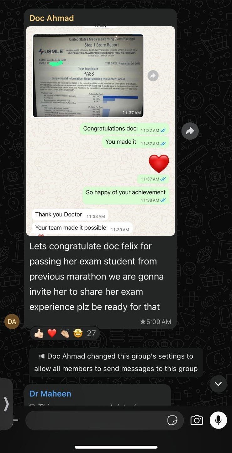 Step Up USMLE student testimonial 4